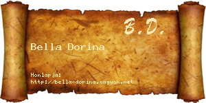 Bella Dorina névjegykártya